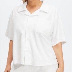 Fabletics - Island Terry Boxy Button Up